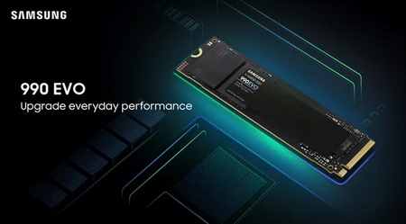 Samsung 990 Evo SSD (PCIe 4.0 x4 / PCIe 5.0 x2)